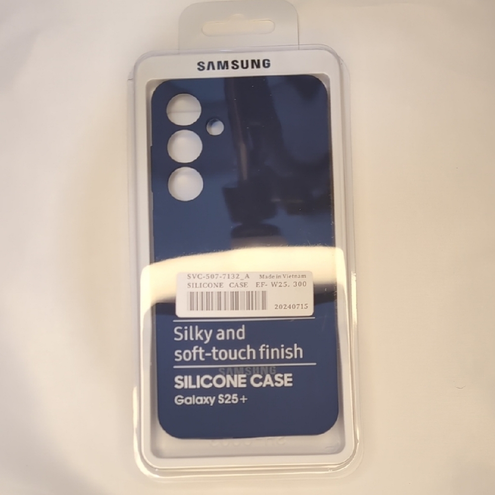 Samsung Galaxy S25+ Soft-Touch Silicone Case - Navy